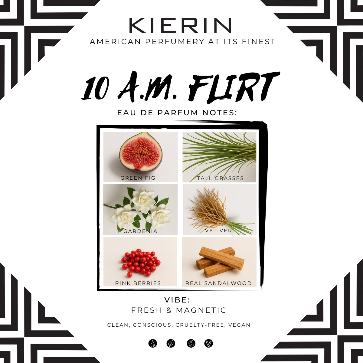 10AM Flirt 50ml Perfume | Flirty Green Fragrance with Fig